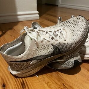 White & Silver Nike Vaporfly